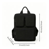 Tourist Satchel Bag with Attachment Detachable Suitcase Hanging Bag Multi Compartment Organizer with Storage Pockets for Journeyers, Commuting