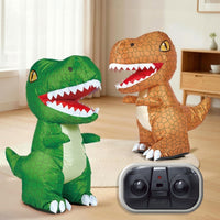 Inflatable Dinosaur with Wireless Controller Control Musical Wireless Controller Control Dinosaur Toy Foldable Compact