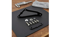 Rear Footpeg Removal Bracket Aluminum Alloy Exhaust Hanger Bracket Lightweight Motorcycle Part for Motorsport Activities