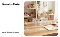 Multicompartment Bead Case Transparent Design crafting materials Storage for Garage, Parents