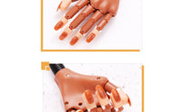 Nail Practice Hand with Clamp Adjustable for Beginners
