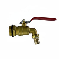 Barrel Faucet with Hose Barb Compact Right-Angle Vent Dispenser Resistant for Professionals, Workshop