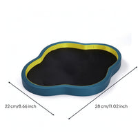 Quadrifoil-Shaped Tray Decorative Jewelry Tray Refined Jewelry Dish for Collectors