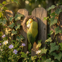 Tree Bird Ornament Resin Wall Mounted Bird Ornament for Garden