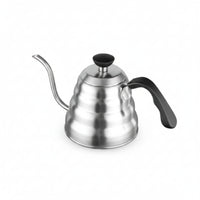 Hand Pour-over Kettle Stainless Steel Gooseneck Kettle Accurate Anti-Corrosion for Baristas, Home Kitchen, Cafe