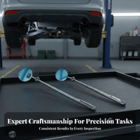 Telescoping Inspection Mirror Long-Lasting Stainless Steel Telescopic Inspection Mirror Distortion-Clear Reflection