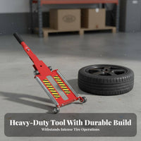 Labor-Saving Tire Heavy Duty Tire Changing Assistant Tool Sturdy for DIY Enthusiasts, Auto Technicians, Garage, Farm