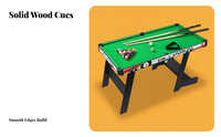 children's Billiard Set Parent-Child Interaction Mini Pool Table Space-Saving Desktop Billiard Table for Family, Parents, Indoor, Playroom, Dorm Room