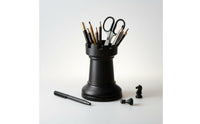 Minimalist Design Chess Rook Pen Holder Creative Design Castle Chess Piece Writing Implement Cup Multi-Functional for Students, Study Room, Office