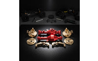 Steering Joint C-Axle Assembly Set High Performance Front Gearbox Axle Assembly Heavy Duty RC Car Hub Carrier Carrier for Hobbyists