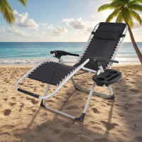 Hook-on Chair Tray with Cup Holder Matte Cup Holder Tray Multi-Functional Accessory Multifunctional for Recliner