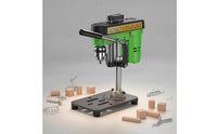 Multi-Functional Mini Drill Press Adjustable Depth Stop Benchtop Drill Press Portable Power Tool for DIY Enthusiasts, Hobbyists, Woodworkers, Workshop, Home, Garage