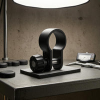 Circular-Shaped Universal Flashlight Clip Plastic and Metal Flashlight Mount Adjustable Light Holder