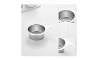Perforated Swan Sink Strainer Basket Space-Saving Swan Drain Basket Compact Hanging Sink Colander Long-Lasting