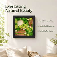moss art frame