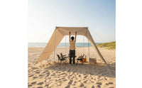 Heavy Rain Resistant Blackout Canopy Tent Sun Protection Rainproof Sunshade Tarp for Campers, Park