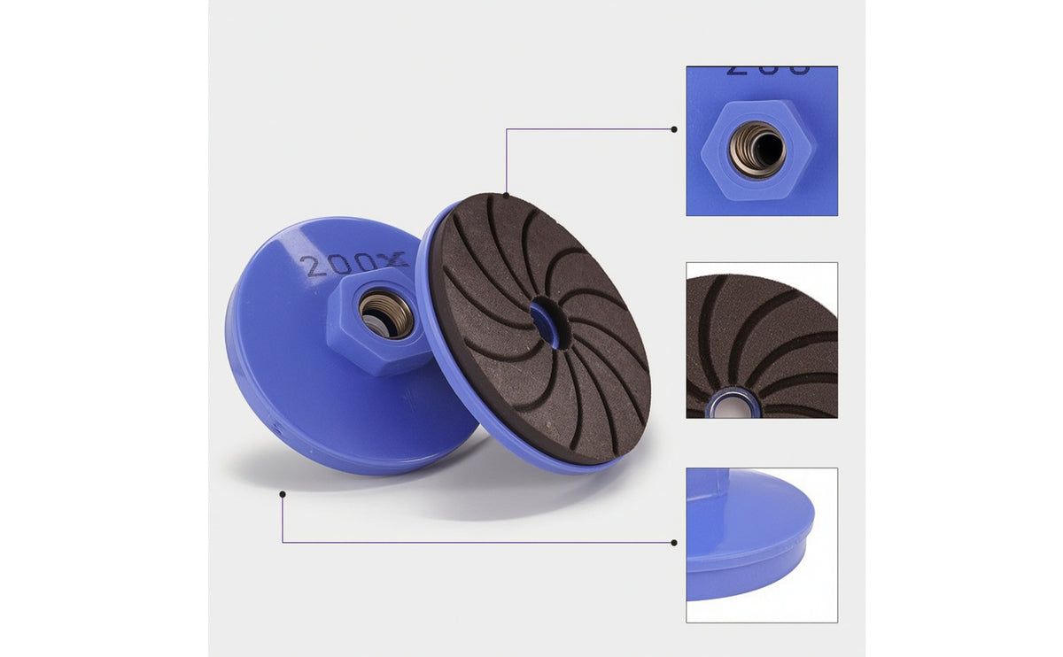 Grinding Disc with M14 Thread Curved 3 Inch Grinding Wheel Flat Sanding Discs for Tile Installers, Masons, Edge Finishing, Deburring, Renovation