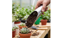 3 Pieces Bonsai Soil bucket shovels Garden Bonsai Tool Deep Potting Ladle Large Capacity Potting for Gardeners Lovers