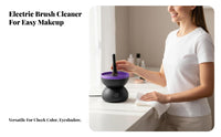 Deep & Gentle Clean Electric Makeup Brush Cleaner Ultrasoft Silic Single Textures Automatic Brush Washing Machine Saves Time and Effort