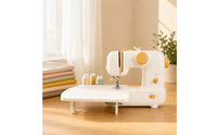 Built-in Work Area Automatic Threading Sewing Machine Foot Pedal Electric Sewing Machine Large Stitch Selector Portable Stitcher Compact