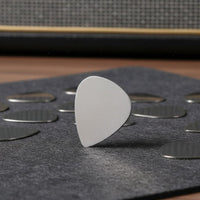 Includes Storage Case Thin Metal Guitar Picks Long-Lasting Stainless Steel Guitar Pick Set Bright Tone Stainless Steel Plectrums Special Sound Quality