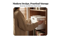 all-purpose Handled Utility container Pull-forth reach Household Storage multifunctional Organizing container Portable for Home Organizers, Office Workers, shelf, Desktop, Dorm Room, Bathroom