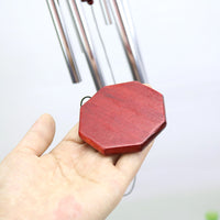 Wooden Retro Wind Chime Metal Hanging Ornament for Home Decor and Gifts