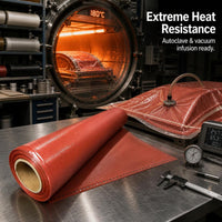 High-Temperature PET Release Film for Vacuum Infusion and Hot Pressing, Perforated/Non-Perforated, 1.5m Width