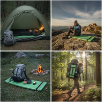 Outdoor Folding Egg Crate Sleeping Pad, Thickened Waterproof Camping Mat for Tent and Nap, Portable