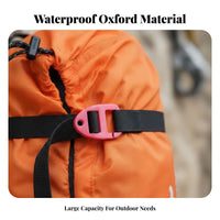Mountaineering Rope Storage Bag Adjustable Shoulder Straps Rock Climbing Gear Pouch Large Capacity Climbing Gear Backpack for Climbers