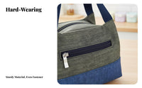Cartoon Print Bento Tote Easy to Carry meal tote Lightweight for regular Use, Kids
