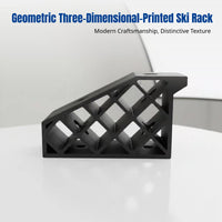Ski Storage Rack, Wall-Mounted PLA Holder, Space Organizer, Modern Minimalist, Multi-Color