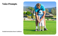 Kids Golf Swing Posture Ion Childrens Swing Practice Immediate Golf Rhythm Practice Tool for Beginners, Home, Driving Range