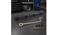 Black Fuel Kit Aftermarket Fuel with Mounting Bar High-Performance Auto Part Billet for Car Builders