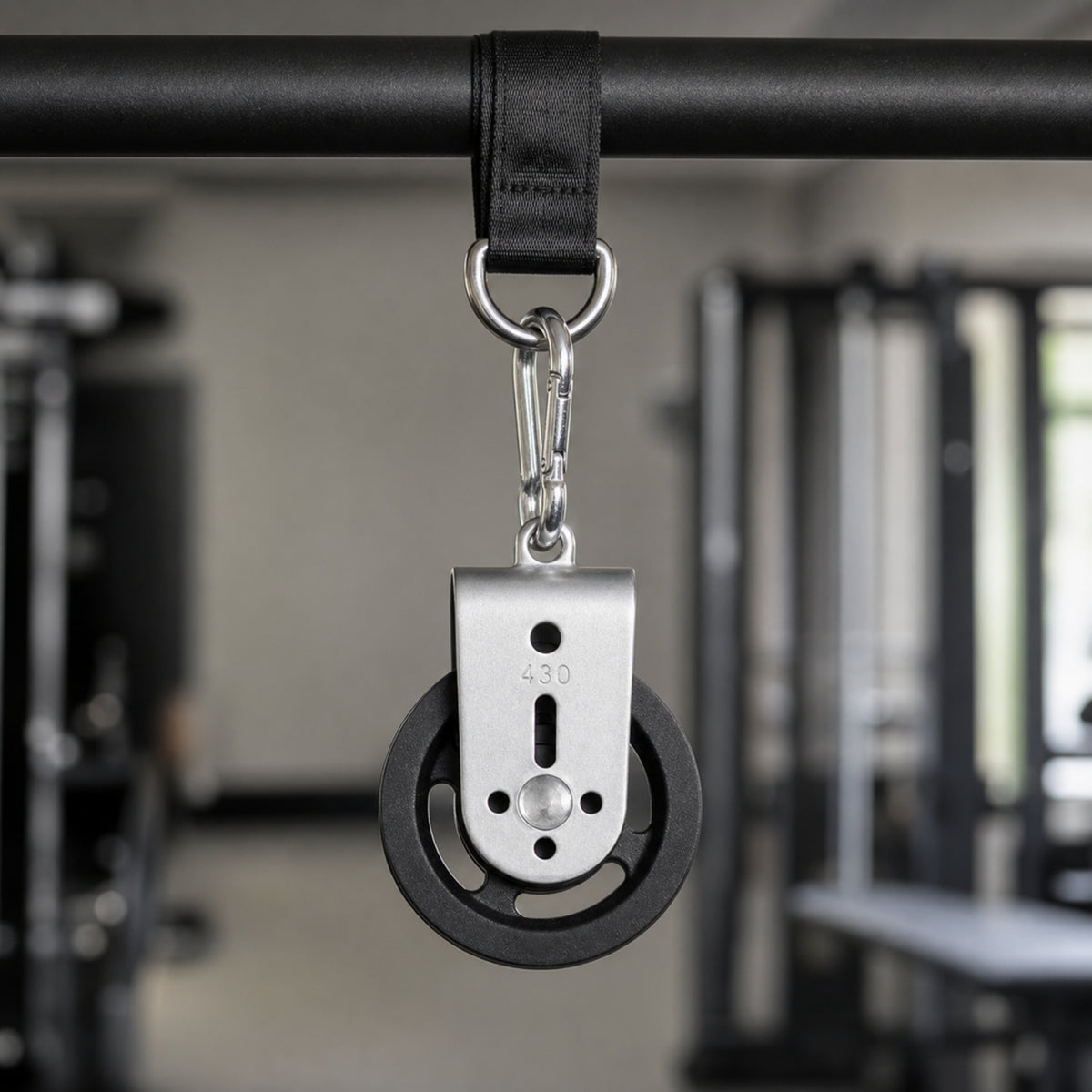 Pulley Kit Easy to Assemble Pulley with Strap Heavy-Duty Gym Equipment for Fitness Enthusiasts, Athletes