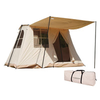 Canopy Camping Tent  Retro Shelter Ventilated for Campers