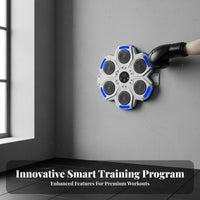 Bluetooth Connectivity Smart Music Boxing Machine Adjustable Speed Music Boxing Machine Family Fun Wall Mounted Punching Target Stress Relief for Beginners, Adults, Kids, Indoor, Gym, Living Room, Office