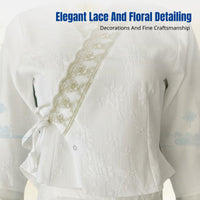Dai Water Splashing Festival Costume Set, Elegant Thai Style Dress, Stage & Workwear, Random Design