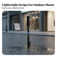 Monopod Lightweight Aluminum Alloy Monopod Single Leg Camera Support Small Portable Camera Unipod Multi-Function for Travelers