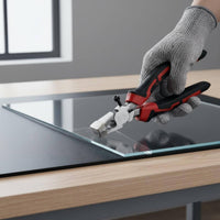 Glass Rubber-Sleeved Handles Glass Non-Slip Grip