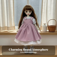 BJD Doll Dress Available 30cm Doll Outfit Design Toy Accessory for Hobbyists, Kids, Imaginative Play