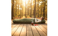 Insulated Thick Sleeping Bag Double-Layer Design Warm Sleeping Bag Compressible Camping Bedroll Splicable for Hiking, Mountaineering, Travel