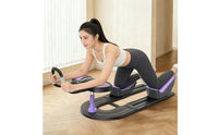 Curved Frame Crawling Machine Padded Supports Core Training Machine Cushioned Grips Knee Support Exerciser Textured Grip for Home Fitness