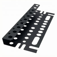 Angled Wall-Mounted Tool Rack Heavy Duty Perforated Tool Organizer High Load Bearing Garage Storage Easy Installation for Workshop