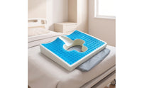 Ergonomic Gel Seat Cushion Contoured Memory Foam Seat Cushion Supportive for Office Workers