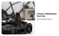 Foldable Bike Pedals Easy Installation Plastic Folding Pedals Lightweight