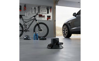Rear-Wheel Suction Rack Wide Strap Suction-Mounted Bike Holder Cycling Gear Heavy Duty Black Plastic for Upright Mounting