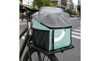Front Bike Pet Bag Quick Release Cycle Pet Carrier Outdoor Riding Bike Handlebar Basket for Small Dogs, Cats, Biking