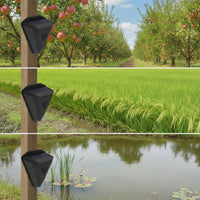 Outdoor Solar Bird Repeller Humane Bird Repeller with Solar Panel Easy Setup Deterrent Low-Maintenance for Fishponds