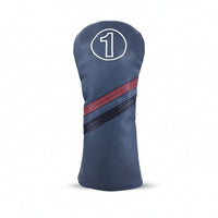 Golf Headcover Leather-Like Golf Club Cover Headcovers Stitched Shielding for Golfers